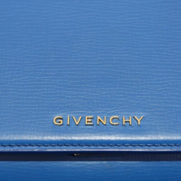 Givenchy Medium Pandora Chain Shoulder Bag - Blue/Gold - Picture 5 of 15
